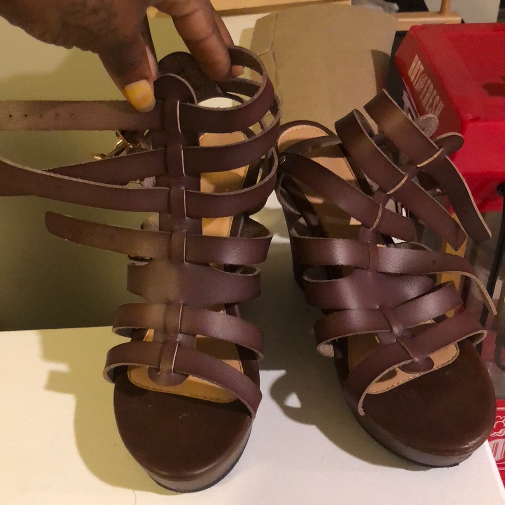 Torrid Gladiator platform wedges